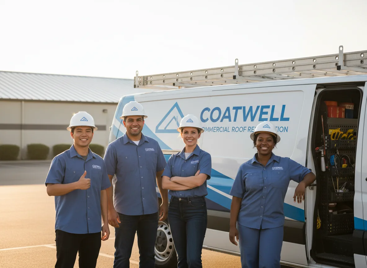 Commercial roof coating company in Slater, MO